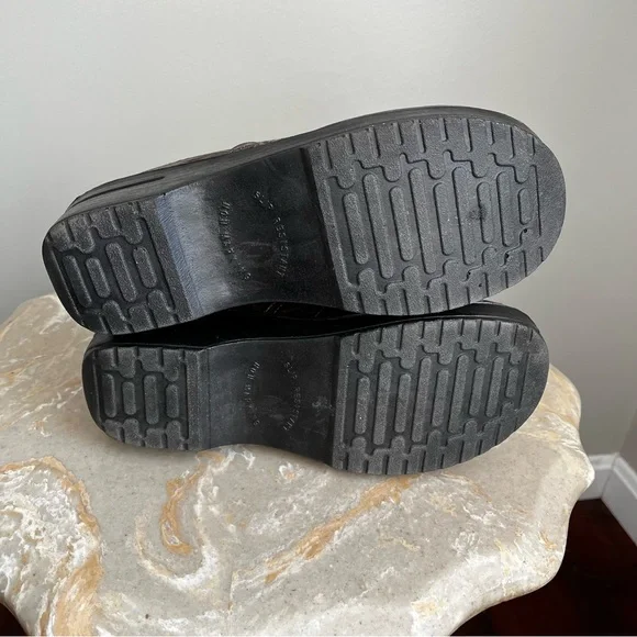 Easy Works Lyndee Women’s 9 Clog Brown Slip Resistant Work Shoe Floral Design - Picture 7 of 11